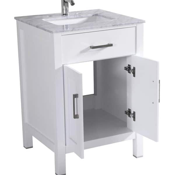 24 Inch Belvedere Bathroom Vanity Set With Marble Top Bathroom Vanity Set With Marble Top