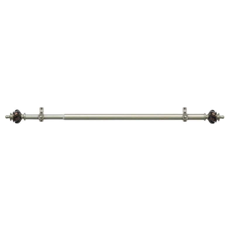 Achim Camino Aspen Decorative Curtain Rod and Finial
