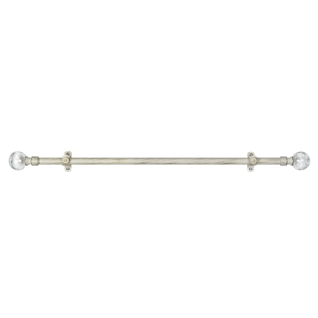 Achim Metallo Ilana Decorative Curtain Rod and Finial