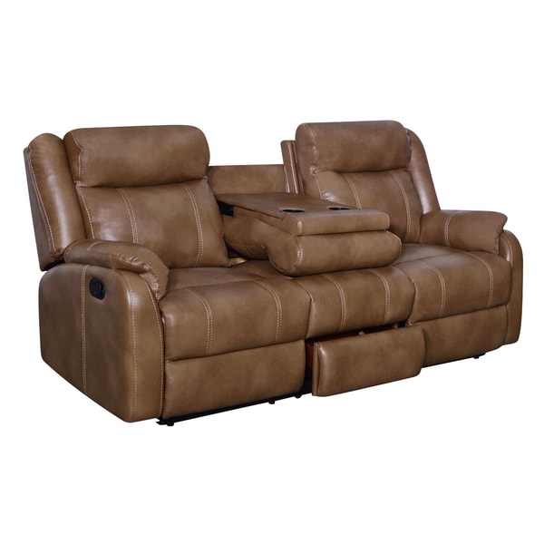 Global Furniture Blanche Walnut Console Reclining Sofa Free Global Furniture Blanche Walnut Console Reclining Sofa