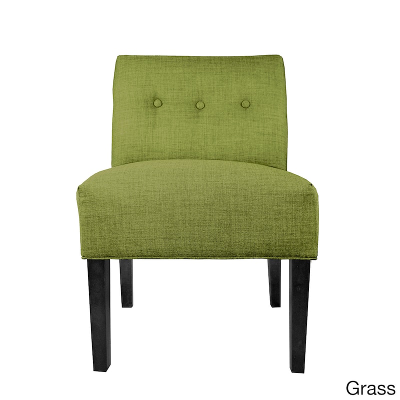 MJL Furniture Samantha Largo Button Tufted Accent Chair