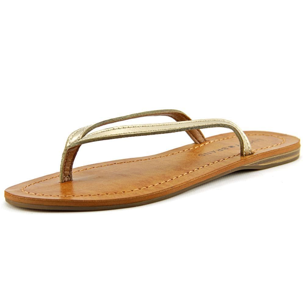 lucky brand gold sandals