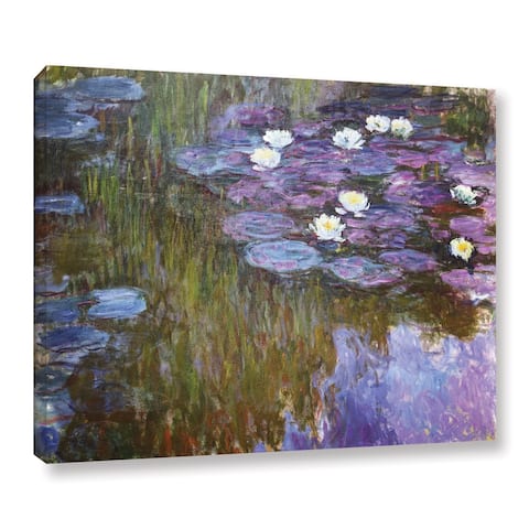 Claude Monet's 'Water Lilies, 1919-20' Gallery Wrapped Canvas