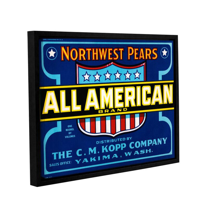 American School 'All American Brand Fruit Crate Label c.1920' Gallery ...