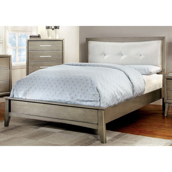 Furniture of America Hosh Modern Solid Wood Platform Bed