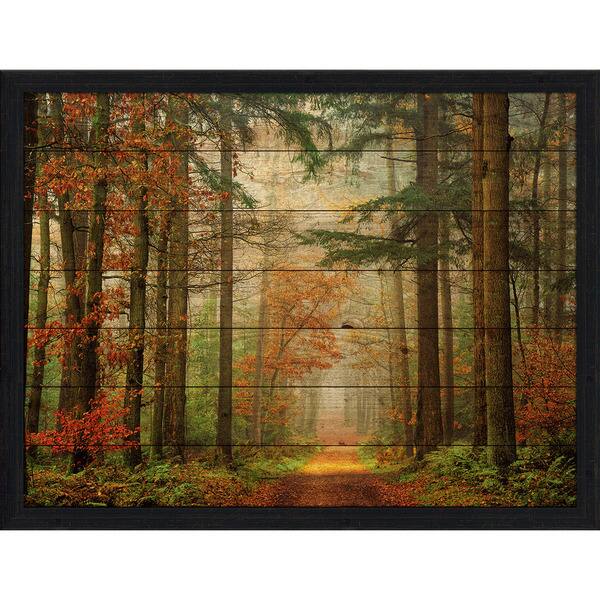 Land Of Trees Giclee Wood Wall Decor - - 11692473