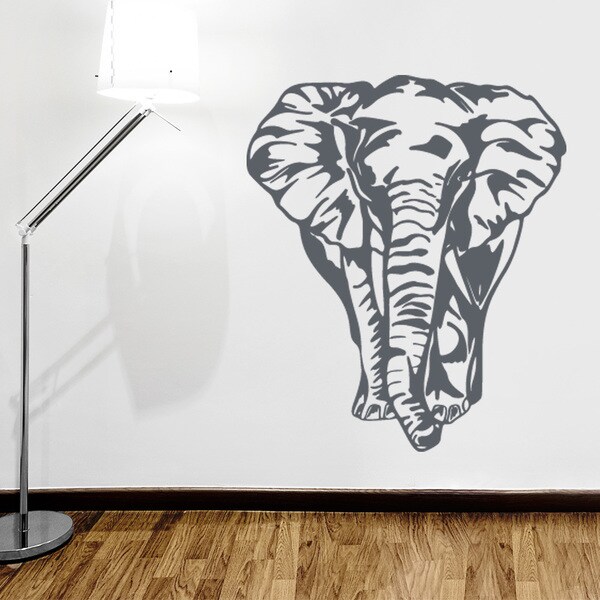 Big Elephant Wall Decal Vinyl Art Home Decor Free Shipping On Orders