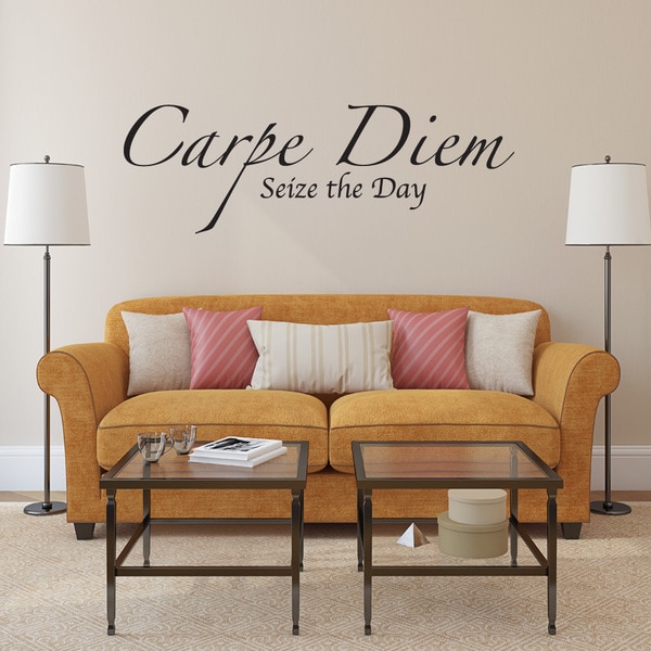 Carpe Diem Wall Decal Vinyl Art Home Decor