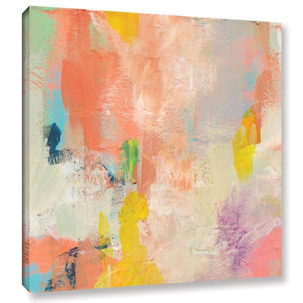 Jan Weiss's 'Beyond the Line 1' Gallery Wrapped Canvas - Multi ...