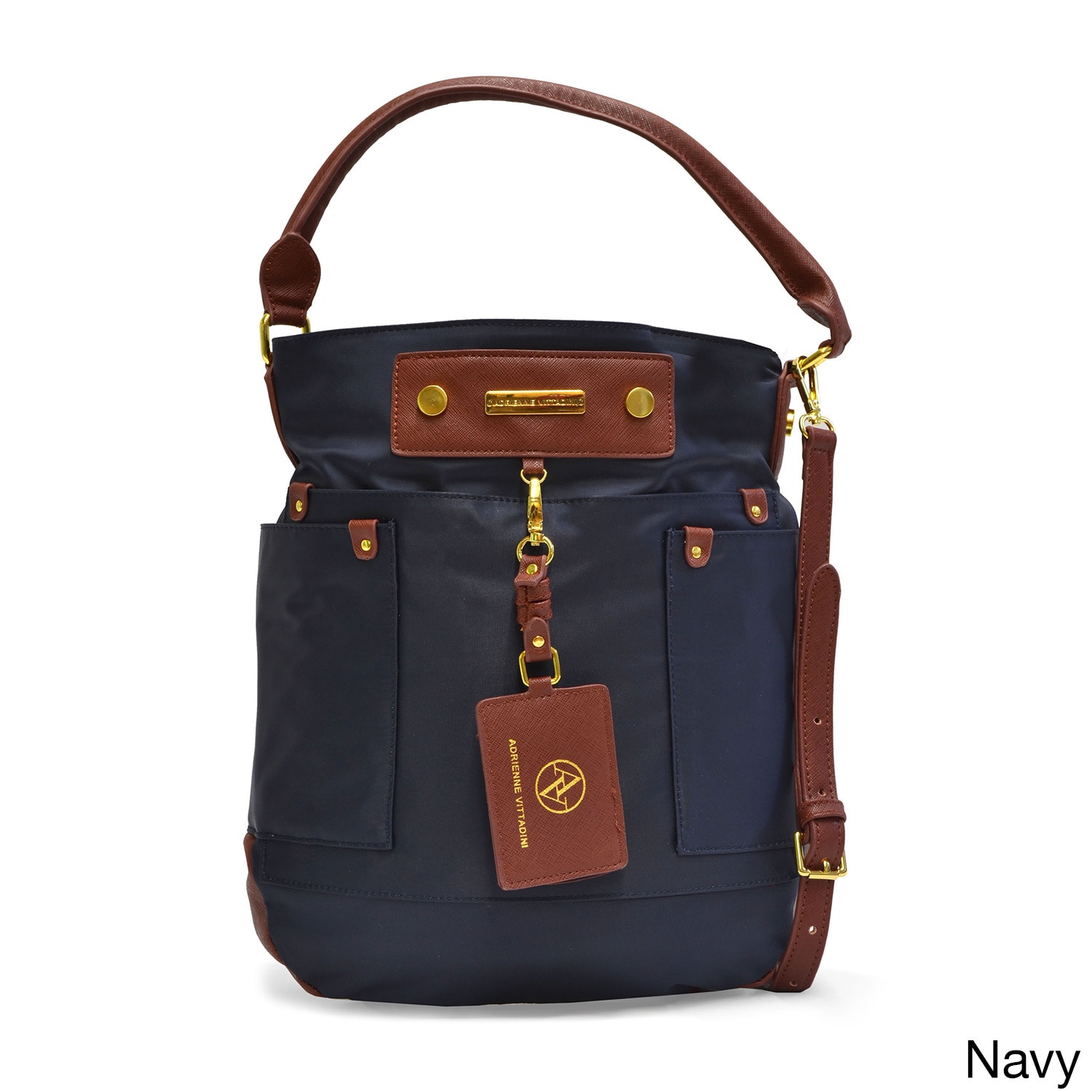 Adrienne Vittadini Travel Light Nylon Satchel Handbag (As Is Item) Adrienne Vittadini Travel Light Nylon Satchel Handbag (As Is Item)