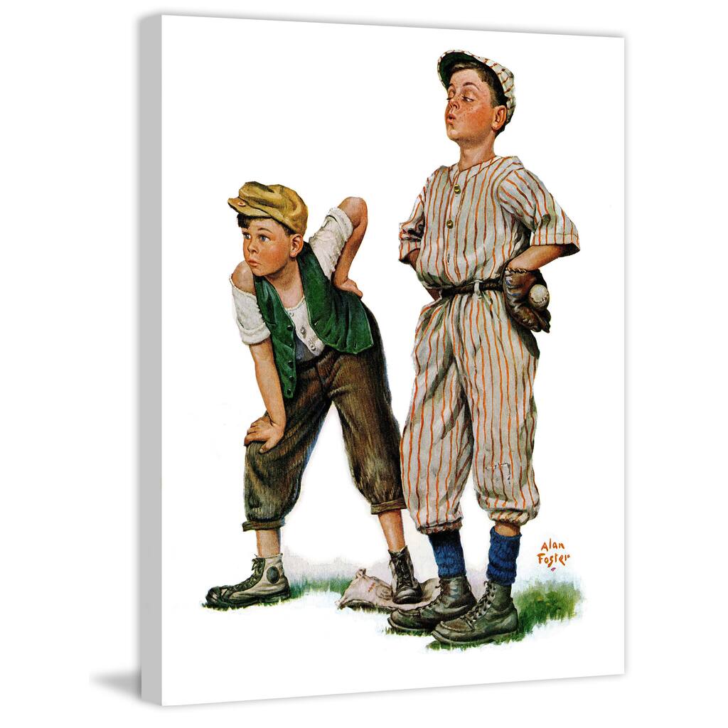 Marmont Hill 'Team Players' by Curtis Painting Print on Canvas - Multi-Color