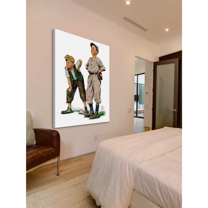 Marmont Hill 'Team Players' by Curtis Painting Print on Canvas - Multi-Color
