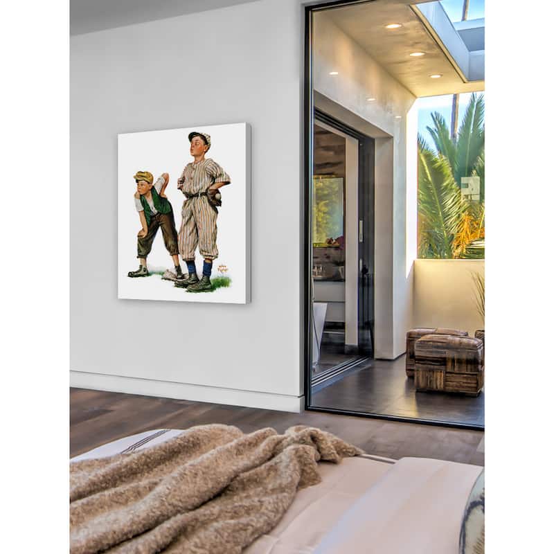 Marmont Hill 'Team Players' by Curtis Painting Print on Canvas - Multi-Color