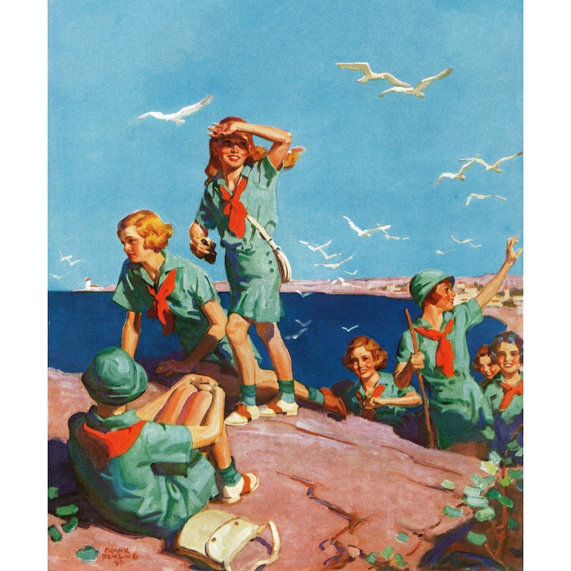 Marmont Hill 'Sea' by Curtis Painting Print on Canvas - Multi-Color