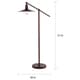 preview thumbnail 4 of 3, Carbon Loft Gasteyer Floor Lamp