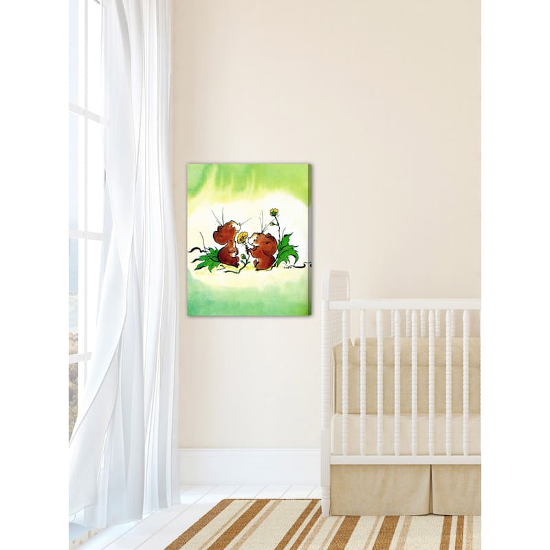 Marmont Hill 'Mouses' by Curtis Painting Print on Canvas - Multi-Color