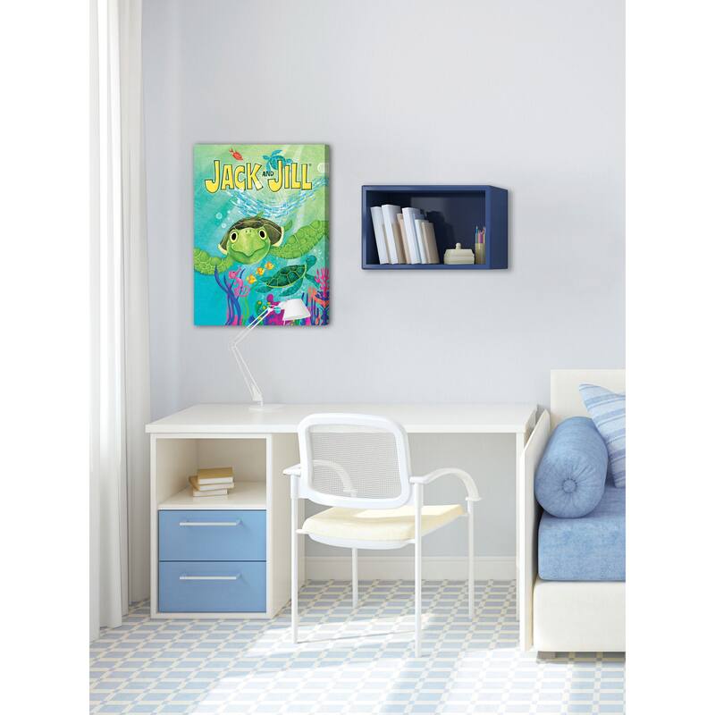 Marmont Hill 'Sea Turtle II' by Curtis Painting Print on Canvas - Multi-Color
