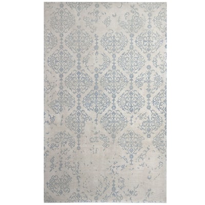 HERAT ORIENTAL Handmade Khotan Wool Rug - 7'6 x 9'6