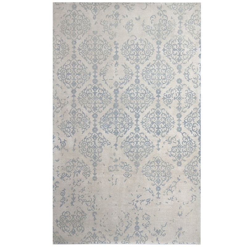 HERAT ORIENTAL Handmade Khotan Wool Rug - 7'6 x 9'6