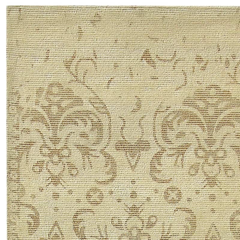 HERAT ORIENTAL Handmade Printed Erased Wool Runner - 2'8 x 10'