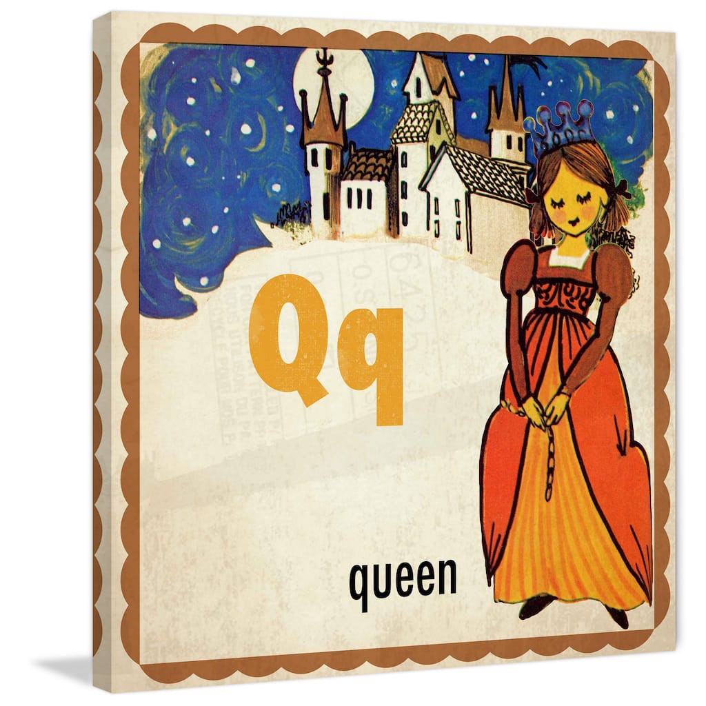 Marmont Hill 'Queen' by Curtis Painting Print on Canvas - Multi-Color