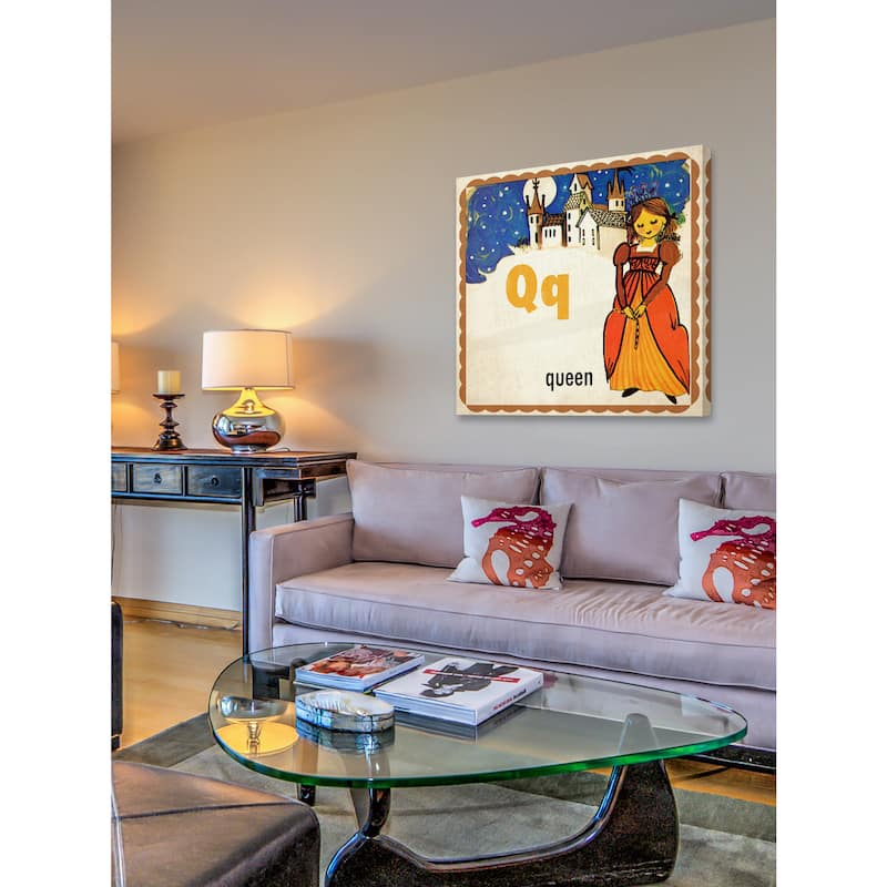 Marmont Hill 'Queen' by Curtis Painting Print on Canvas - Multi-Color