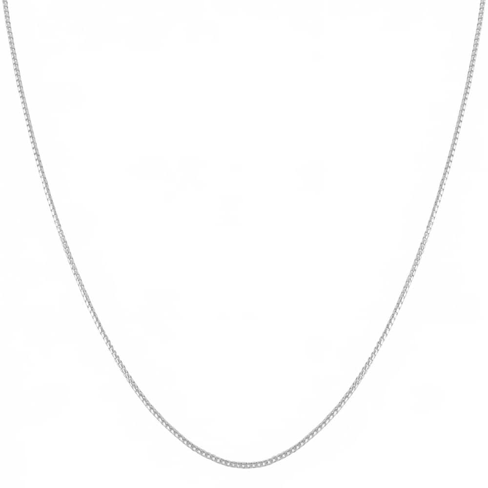 Fremada Italian Sterling Silver 1.1-mm Round Box Chain (16 - 36 inches)