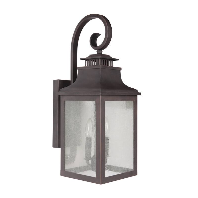 AA Warehousing Morgan 2 Light Exterior Light in Rustic Bronze