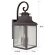 AA Warehousing Morgan 3 Light Exterior Lighting in Rustic Bronze - Thumbnail 6
