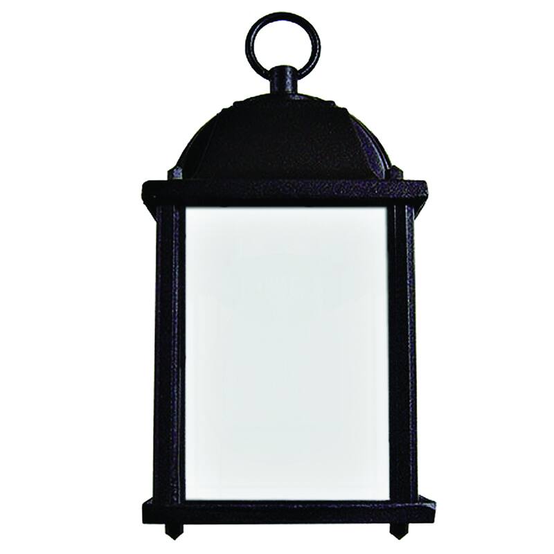 AA Warehousing Chaz 1 Light Exterior light in Black - 19Wx12Lx10H in.