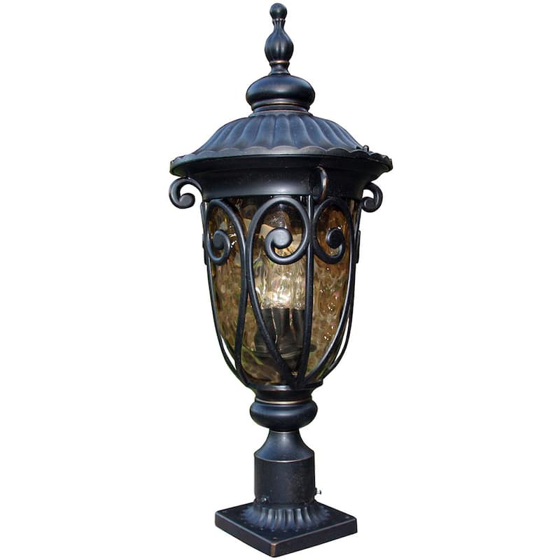 AA Warehousing Hailee 3 Light Exterior light in Oil Rubbed Bronze