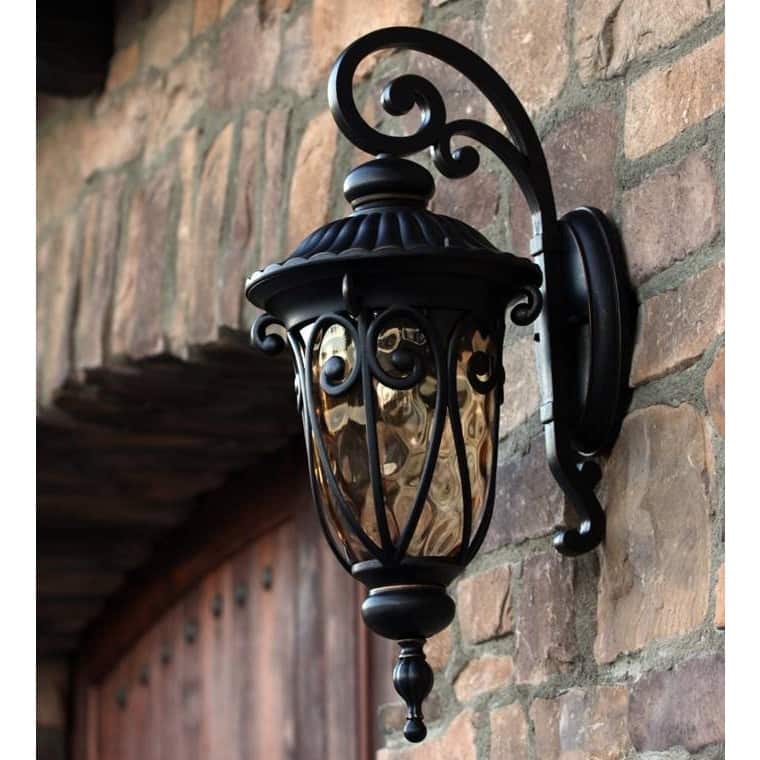 AA Warehousing Hailee OIl-rubbed Bronze Outdoor Lantern