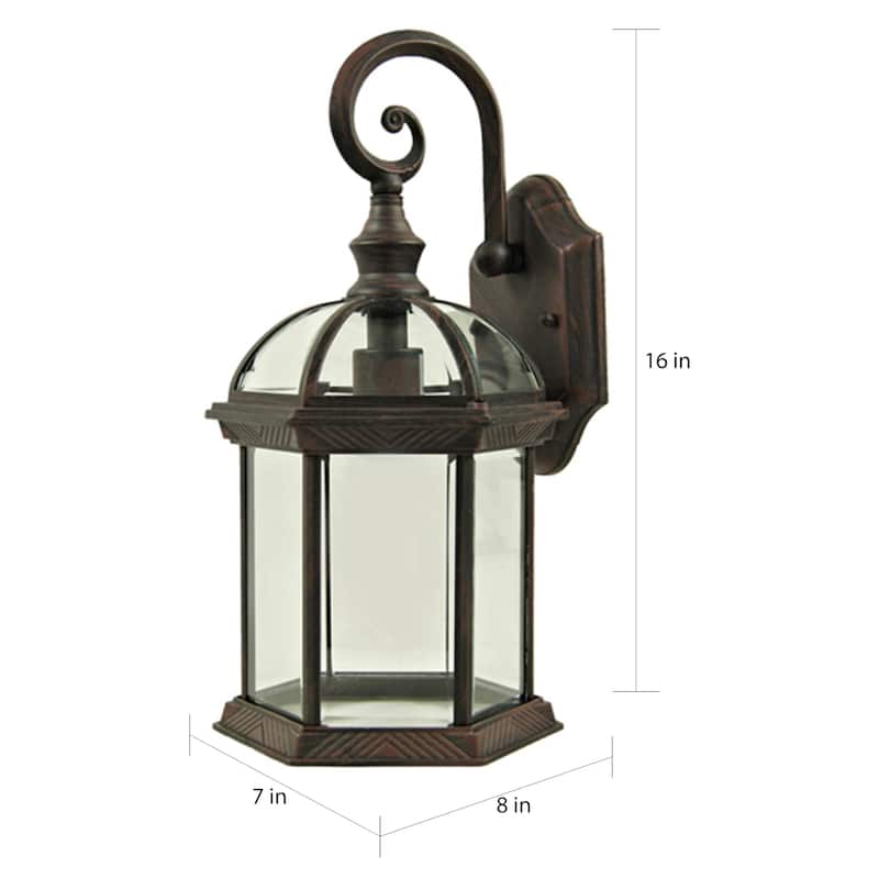 AA Warehousing Adalyn 1 Light Exterior light in Venetian Bronze