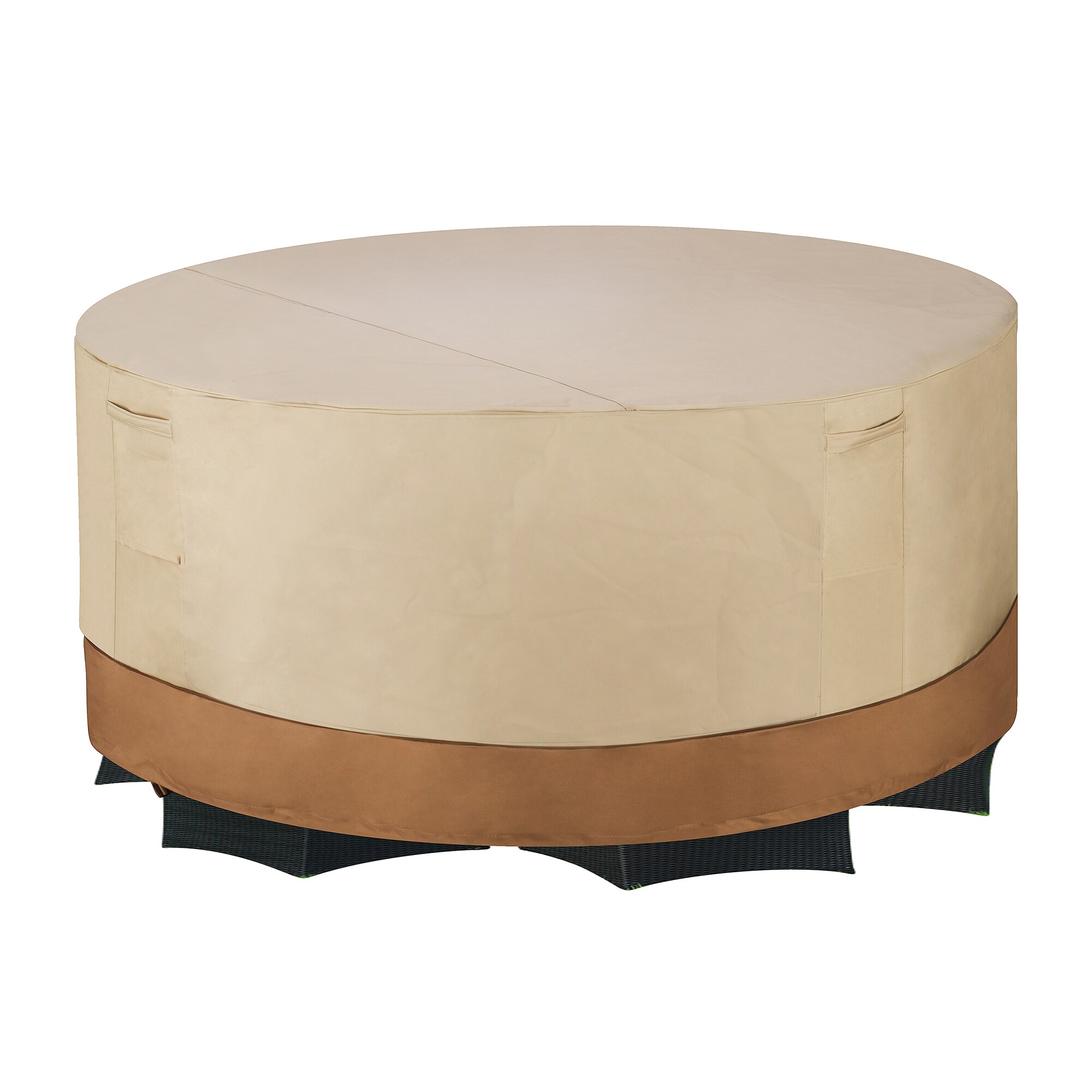 Shop Villacera Beige Tall 60 Inch Round Patio Table Chair Cover