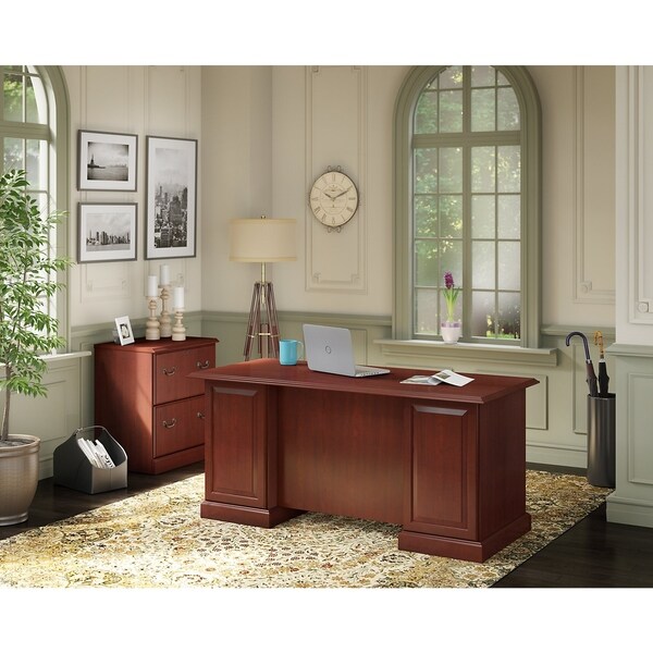 Kathy Ireland Home By Bush Furniture Bennington Managers Desk
