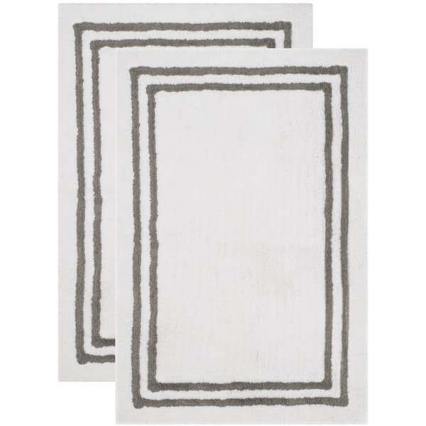 Grey Border Bathroom Rugs and Bath Mats - Bed Bath & Beyond