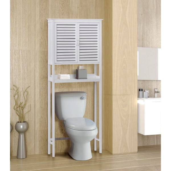 Space Saver Bathroom Storage Cabinet in White - Bed Bath & Beyond