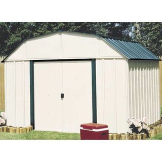 shop arrow sheridan vinyl coated steel shed 10' x 8