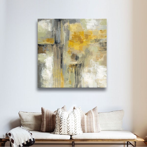 Silvia Vassileva 'Sun and Rain' Gallery Wrapped Canvas - YELLOW
