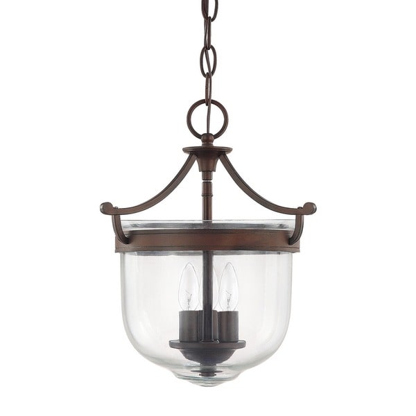 Capital Lighting Covington Collection 3 Light Burnished Bronze Capital Lighting Covington Collection 3 Light Burnished Bronze Foyer Pendant