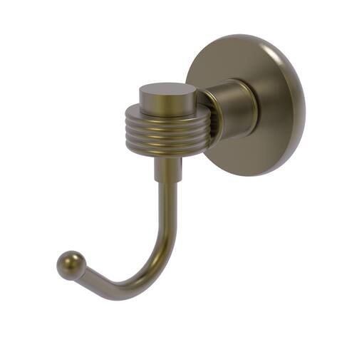 Allied Brass Continental Collection Robe Hook with Groovy Accents