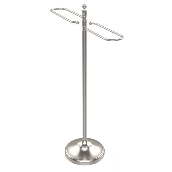 Allied Brass Traditional Free Standing Floor Bath Towel Valet in Antique Pewter Allied Brass Traditional Free Standing Floor Bath Towel Valet in Antique Pewter