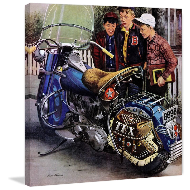 Marmont Hill '8898' by Curtis Painting Print on Canvas - Multi-Color