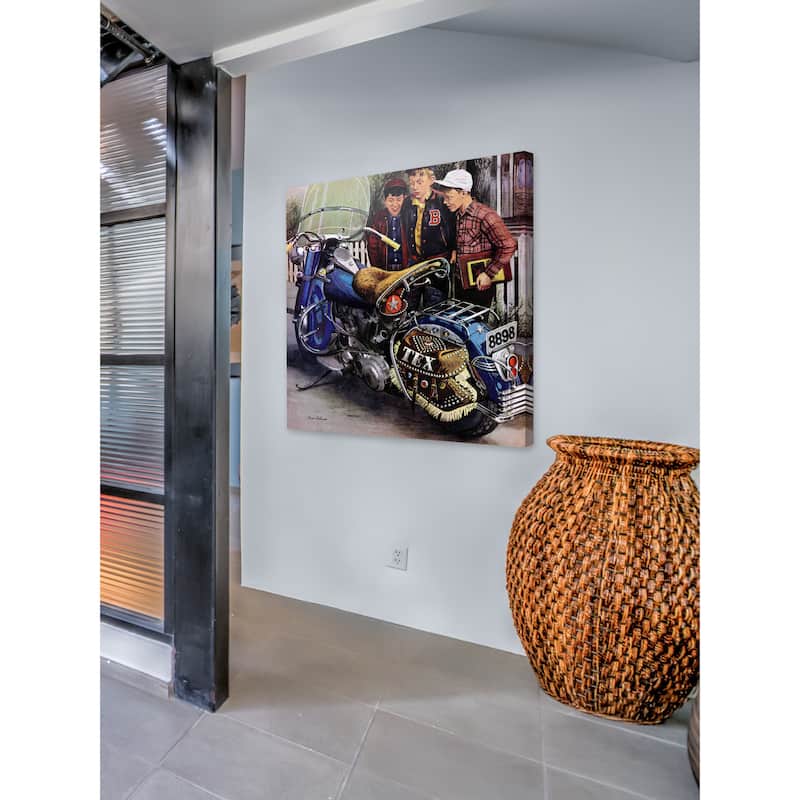 Marmont Hill '8898' by Curtis Painting Print on Canvas - Multi-Color