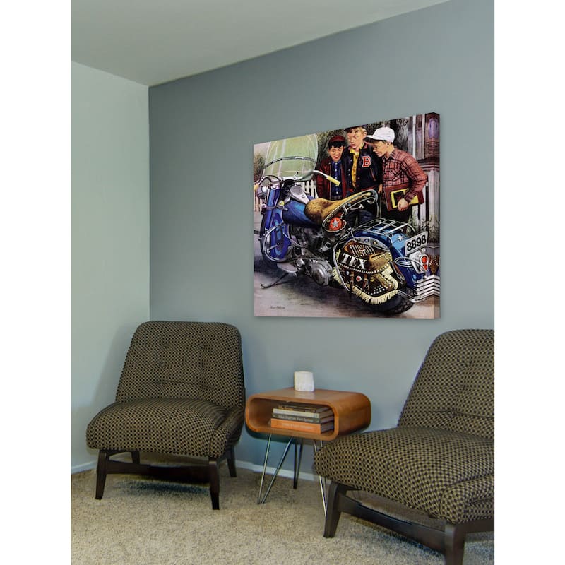 Marmont Hill '8898' by Curtis Painting Print on Canvas - Multi-Color