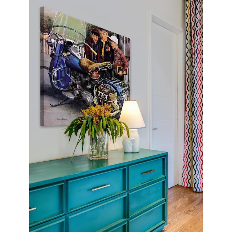 Marmont Hill '8898' by Curtis Painting Print on Canvas - Multi-Color