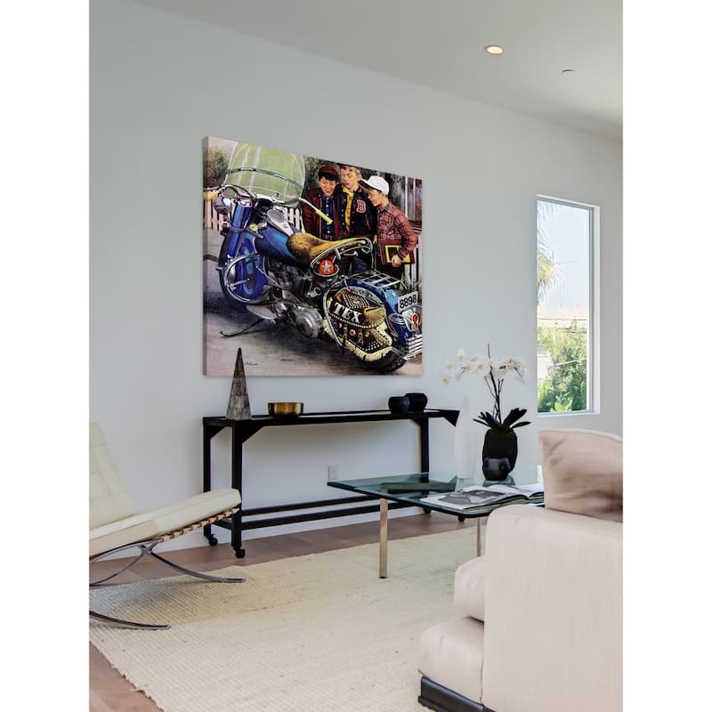 Marmont Hill '8898' by Curtis Painting Print on Canvas - Multi-Color