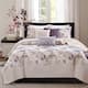 Madison Park Piper Reversible 6-piece Coverlet Set - Taupe - King - Cal King