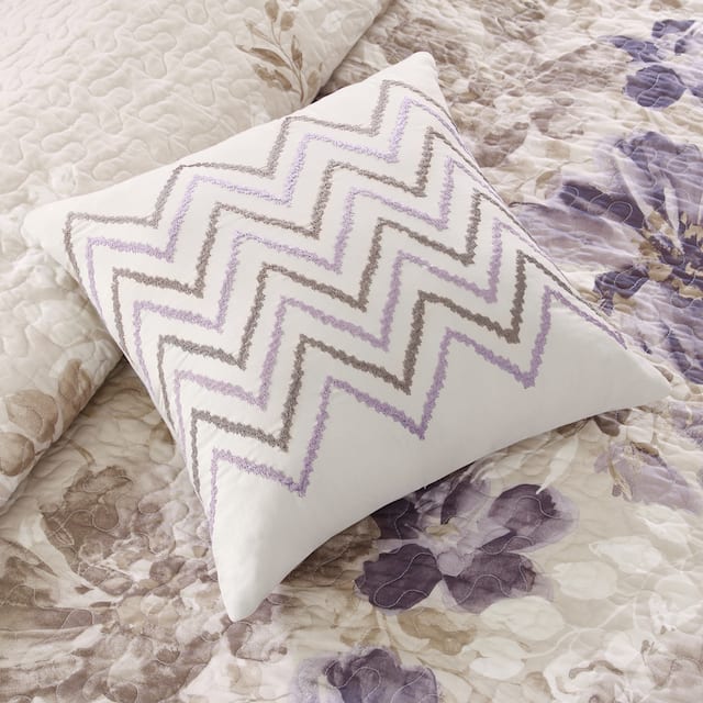 Madison Park Piper Reversible 6-piece Coverlet Set