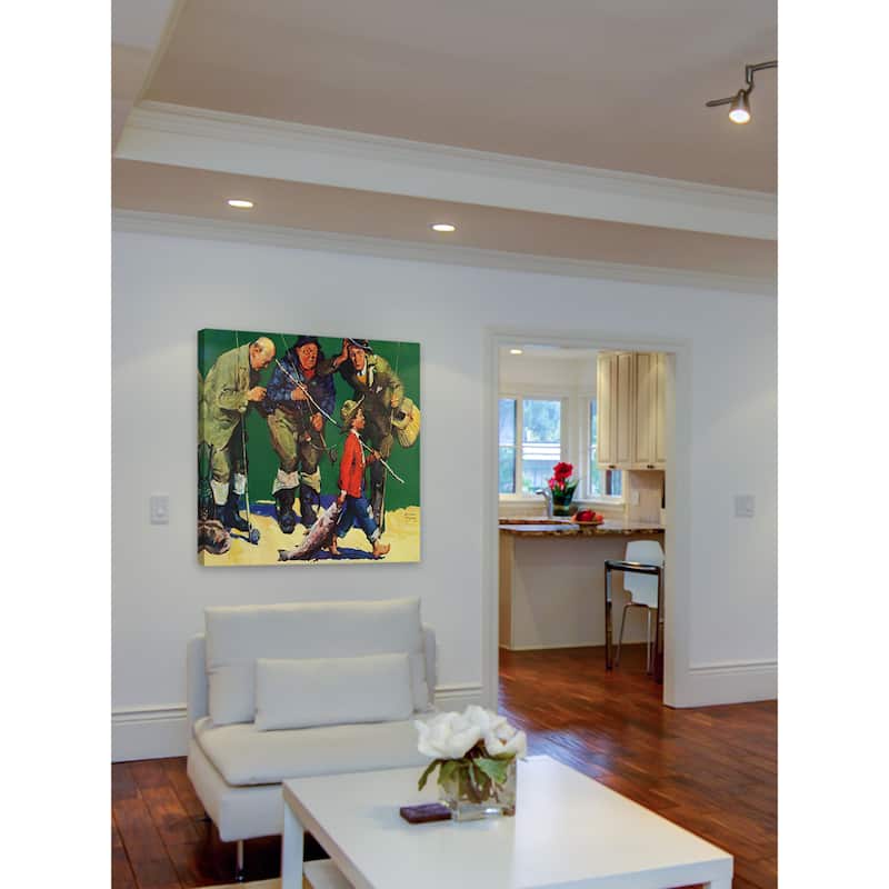 Marmont Hill 'The Best Fisherman' by Curtis Painting Print on Canvas - Multi-Color
